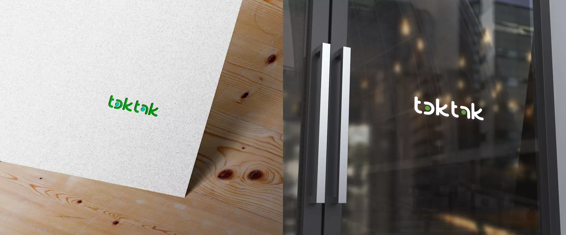 Разработка логотипа компании «Ток-Так» в Фрязино