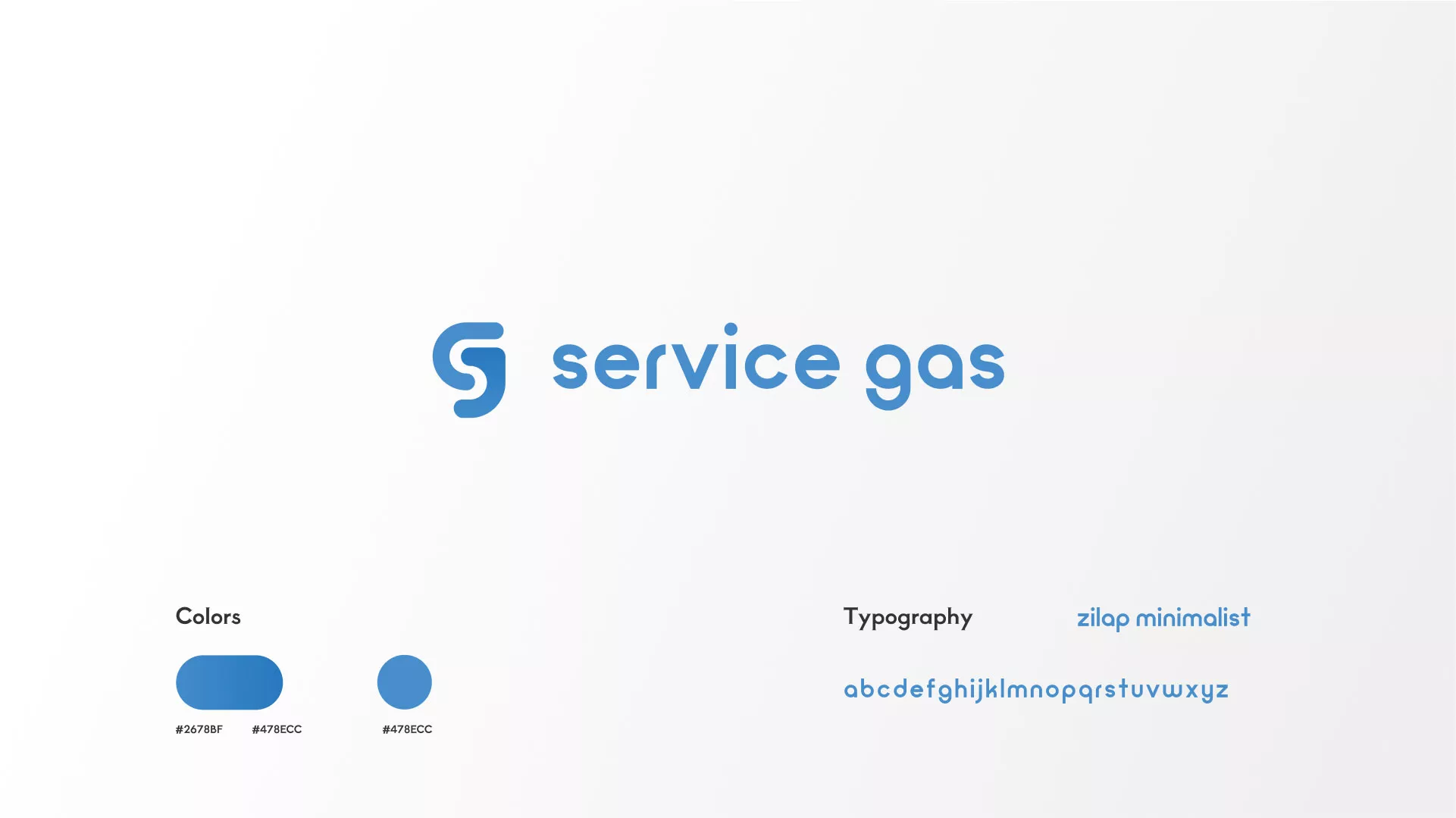 Разработка логотипа газовой компании «Сервис газ» в Фрязино