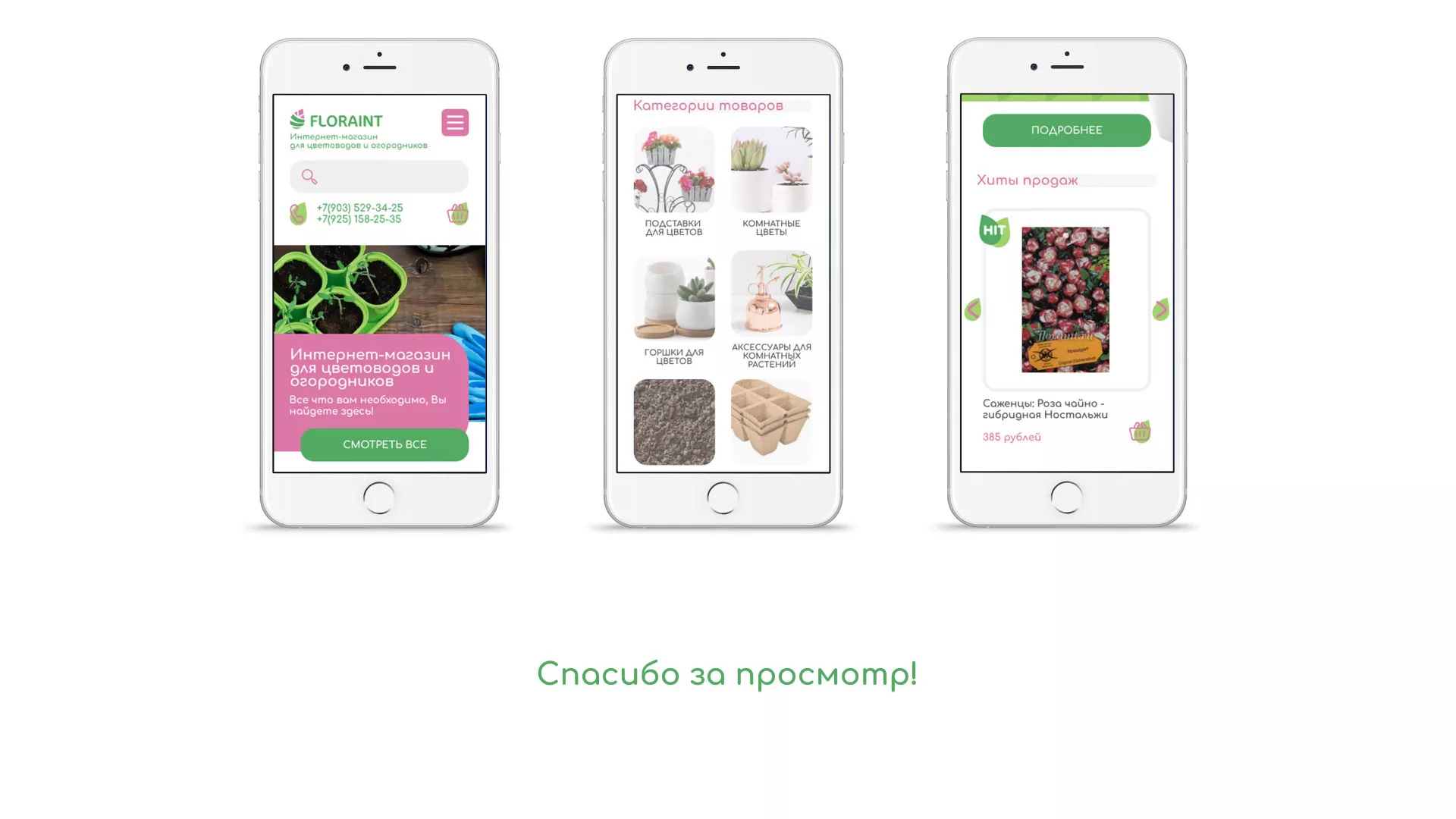 Создание логотипа и интернет-магазина «FLORAINT» в Фрязино