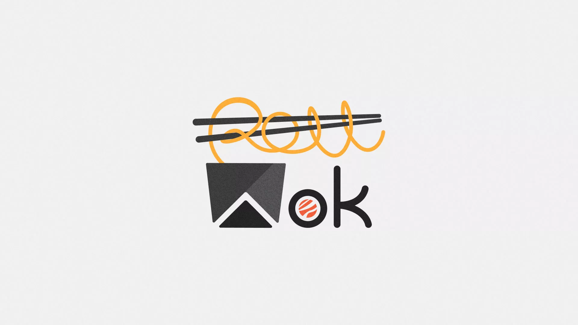 Разработка логотипа в Фрязино для суши-бара «Roll Wok Club» Разработка логотипа в Фрязино для суши-бара «Roll Wok Club»